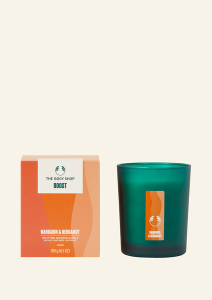 Boost Mandarin & Bergamott illatgyertya 180 g - The Body Shop