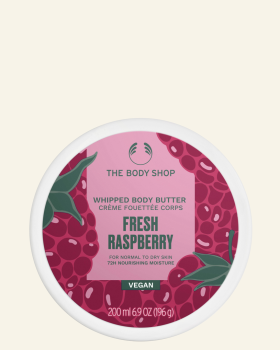 Fresh Raspberry Testvaj Mousse 200ml - The Body Shop