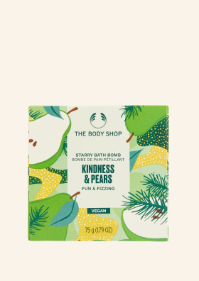 Kindness & Pears  Csillagos Fürdőbomba 75g - The Body Shop