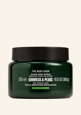 Kindness & Pears Cukorkristályos Testradír 250ml - The Body Shop