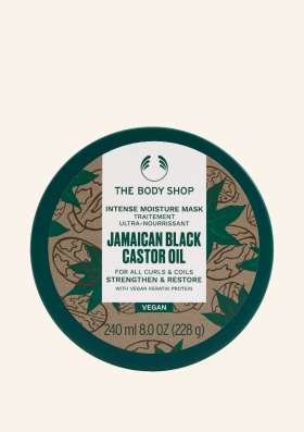 Jamaicai fekete ricinusolajos intenzíven hidratáló hajmaszk 240 ml - The Body Shop