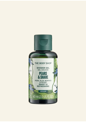 Pears & Share Shower Gel 60 ml - The Body Shop