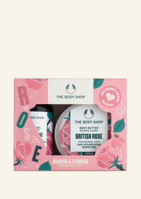 Virágzó British Rose mini duó - The Body Shop