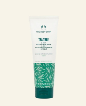 Teafaolajos 3-in-1 radírozó arcmaszk - The Body Shop