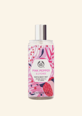 Rózsabors és licsi haj- és testpermet - The Body Shop