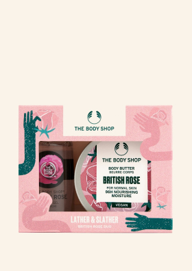 Virágzó British Rose Páros - The Body Shop