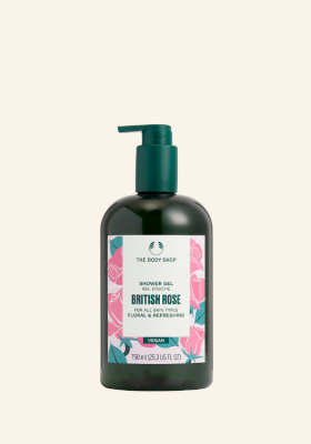 British Rose tusfürdő 750 ml - The Body Shop