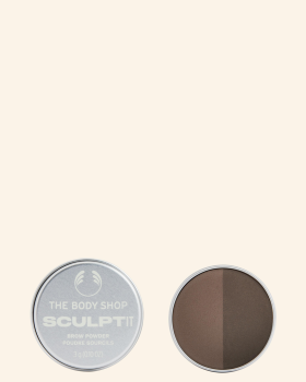 Sculpt It szemöldökformázó púder hideg barna - The Body Shop