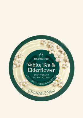 Fehér Tea & Bodzavirág Testjoghurt 200 ml - The Body Shop