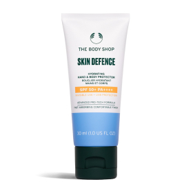 Skin Defence Fényvédő Kéz- és Testápoló SPF 50+ PA++++ 30ml - The Body Shop